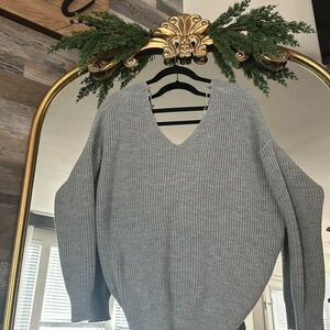 Gray sweater